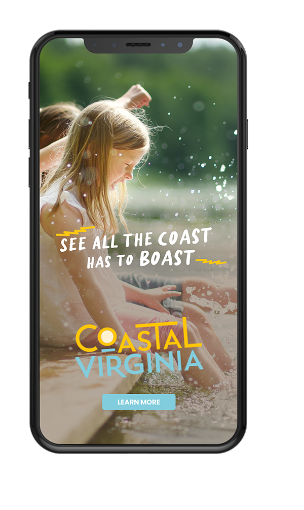 Coastal Virginia tri-fold brochure ad