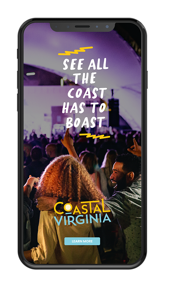 Coastal Virginia tri-fold brochure ad